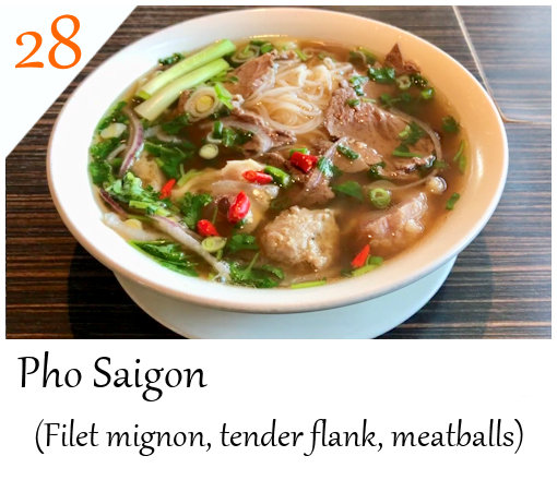 28.  Pho Saigon 10.50